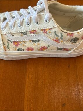 Vans Ward Desert Floral Marshmallow Low-Top Sneakers Youth 3